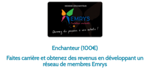 CARTE 100€ EMRYS