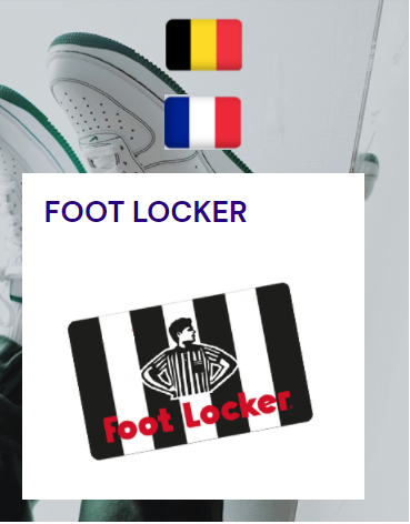 carte Foot Locker