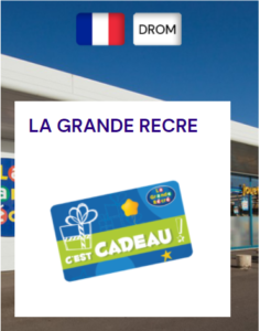 carte La Grande Récré