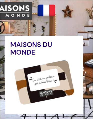 carteMaison du Monde